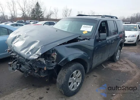 2010 Ford Explorer Xlt z USA, uszkodzony, nr VIN 1FMEU7DE6AUA28738